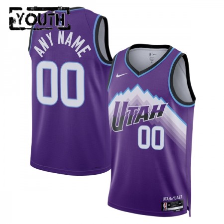 NBA Børn Trøje Utah Jazz Custom 2025-26 Nike Icon Edition Lilla Swingman